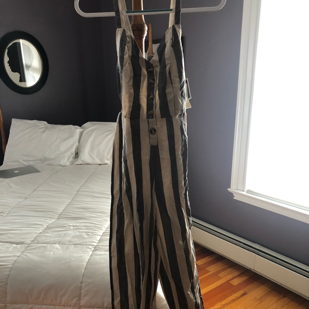 Striped Jumpsuit